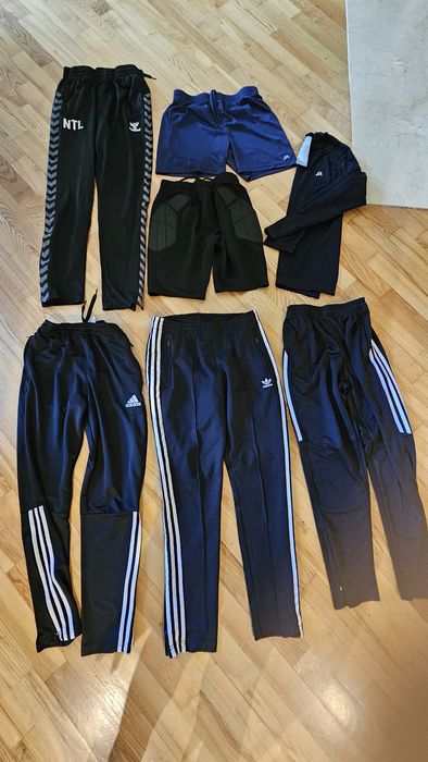 Adidas spodnie zestaw piłka 164 170 M