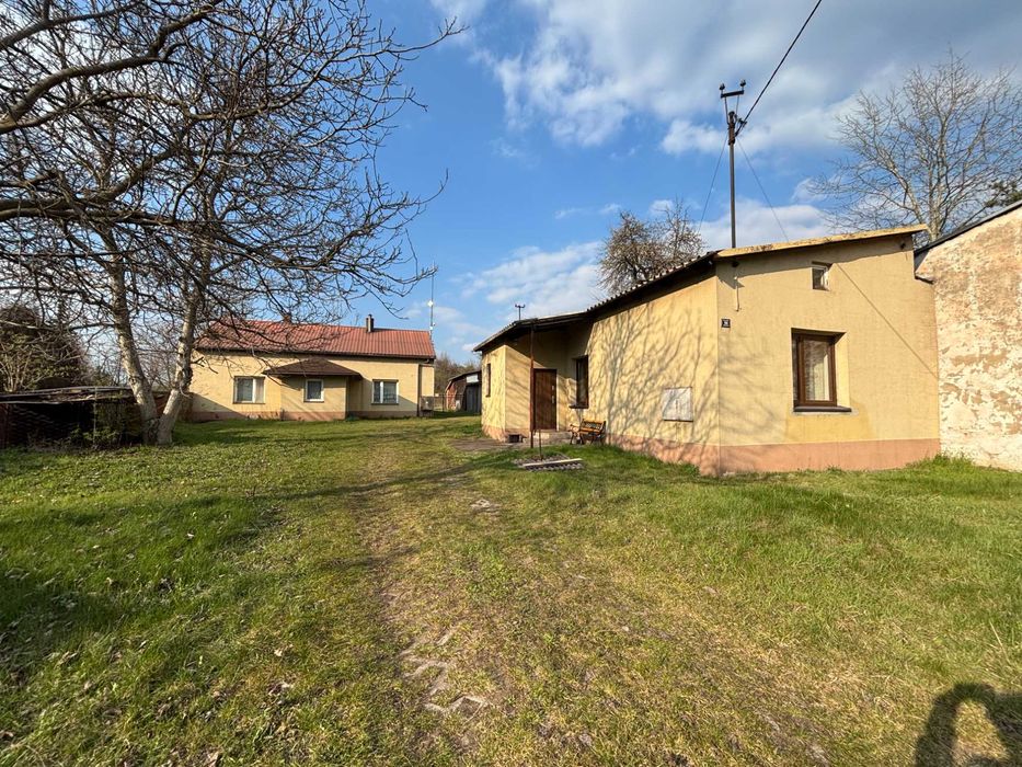 Działki z 2 budynkami 4802 m², mieszkalno-usługowa oraz rolna, Dąbrowa Górn. Łosień