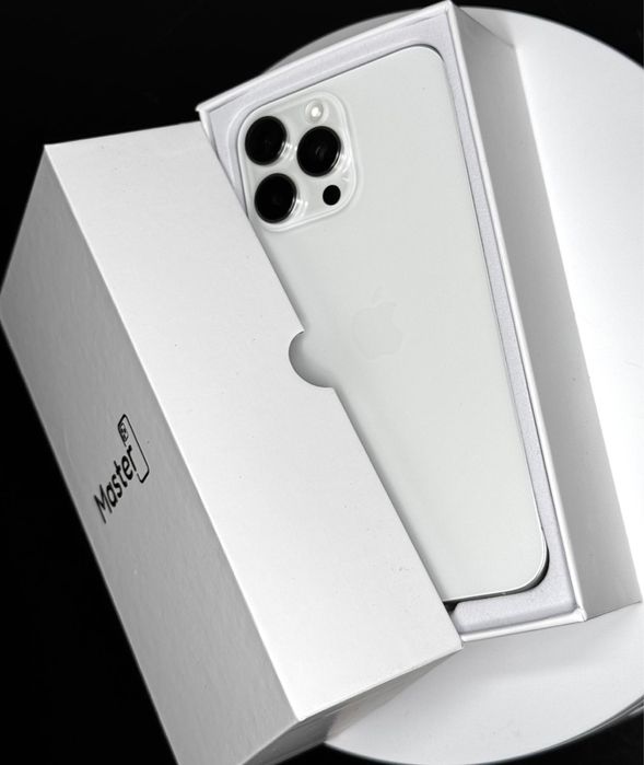 Apple iphone 16 Pro max 256gb white jak nowy 99% bat 6msc gwar