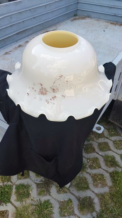 Klosz do lampy szklany gruby