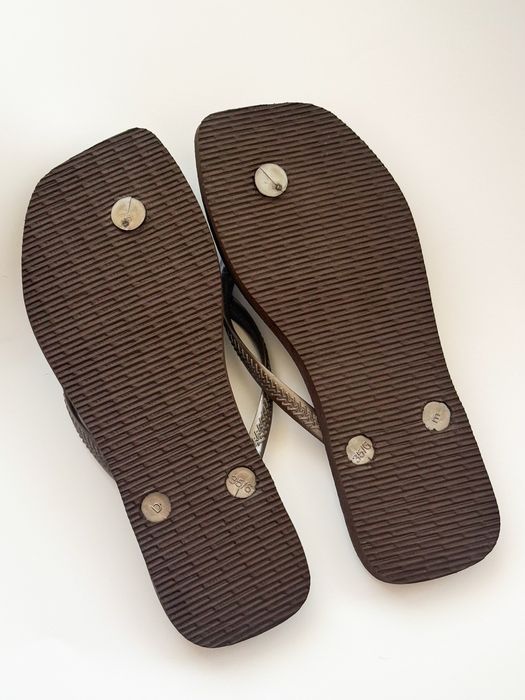 жіночі вʼєтнамки Havaianas Square (темно-коричневі) | Оригінал 35/36 розмір 23 см