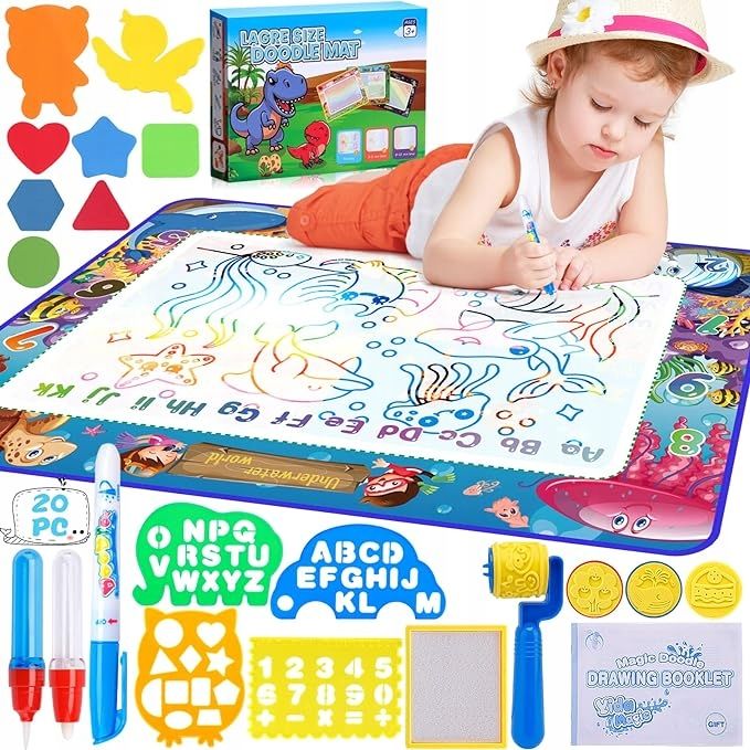 4 styl duży rozmiar magiczne Doodle wody Mat do r