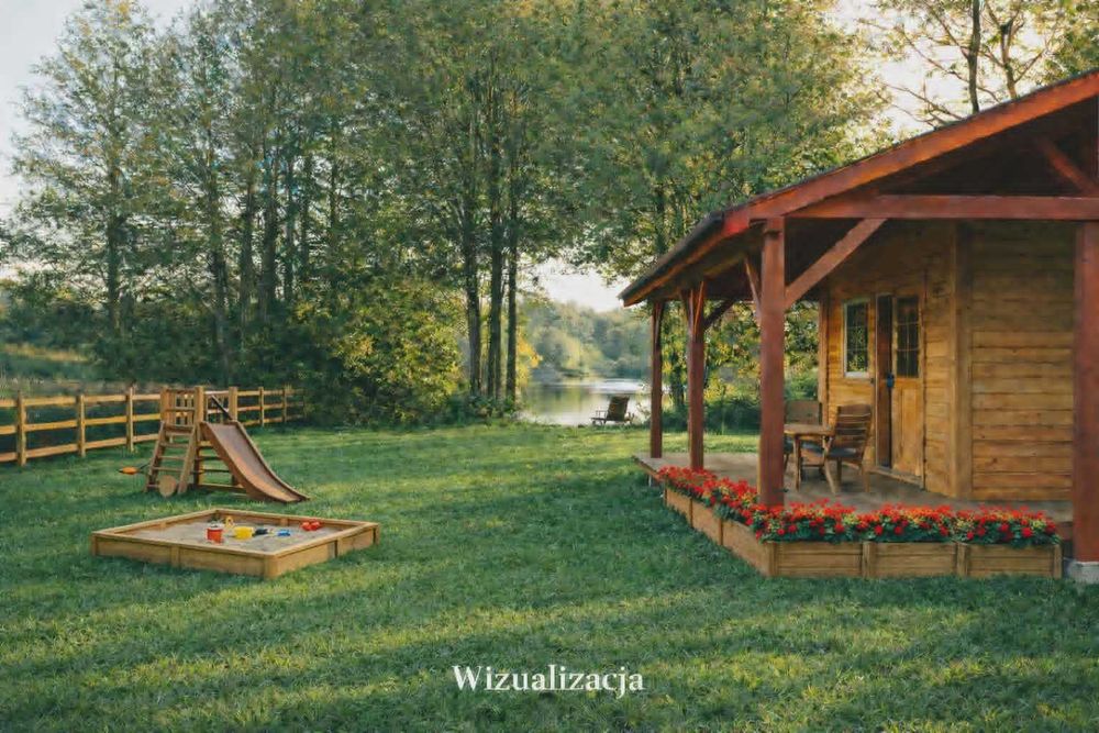 Azyl na Mazurach – działka z dostępem do rzeki