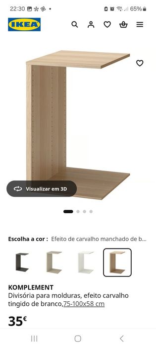 Komplement ikea divisor  para Pax