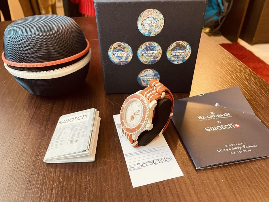 Najtaniej w sieci!  Blancpain x Swatch Scuba Fifty Fathoms Arctic Ocea