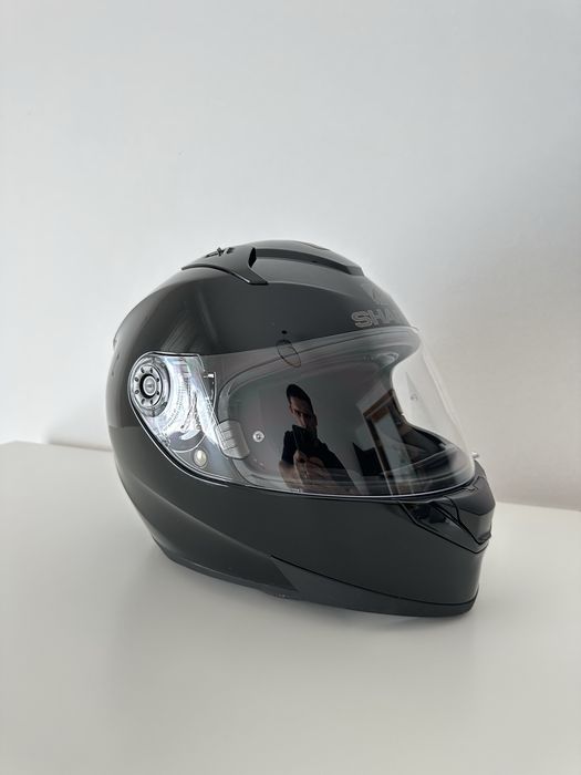 Capacete SHARK Ridill Blank Black, em preto, tam: S