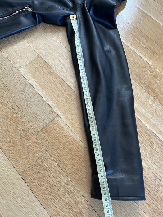Kurtka ekoskóra Trussardi Jeans 44 czarna