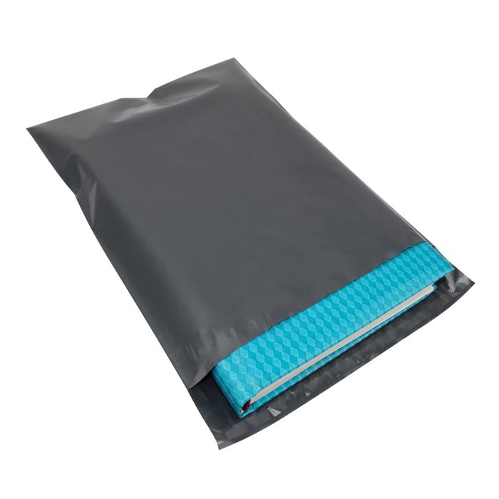 Курьерский пакет, серый, цветные