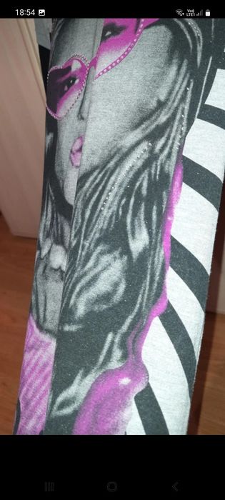 Bluza tunika z nadrukiem