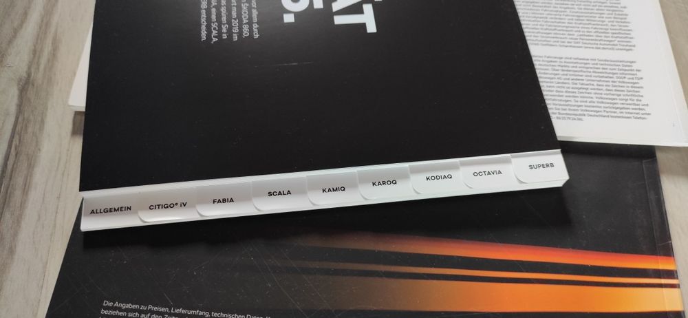 Prospekt folder skoda business cars katalog samochodów oferta reklama