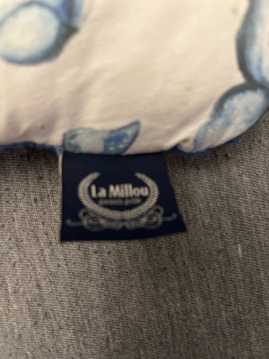Poduszka motylek  la millou minky -bawelna  do wózka i fotelika super