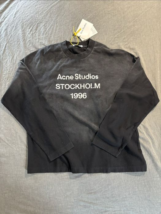 Longsleeve acne studios czarny M długi rękaw