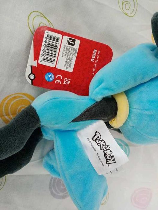 Pokémon peluche oficial / original / autêntico do Riolu