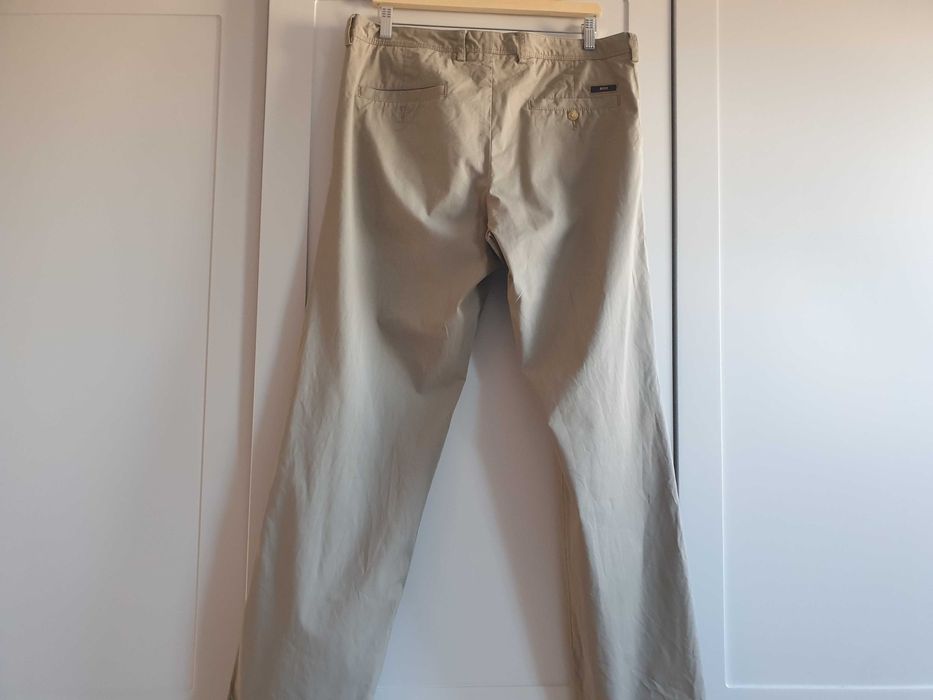 Spodnie khaki chino chinosy Boss L męskie