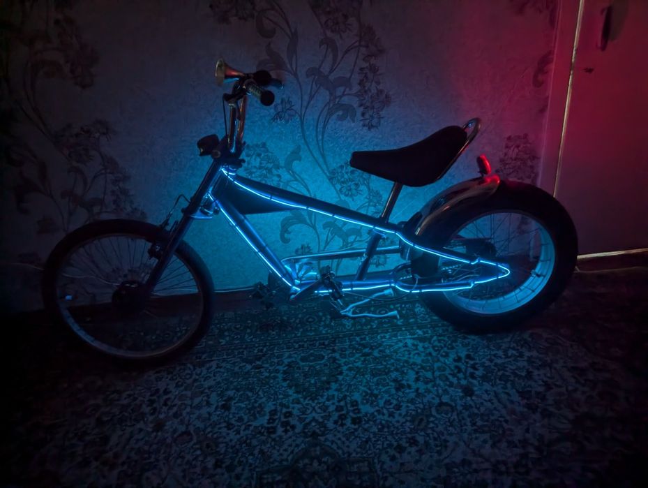 Вело байк чопер с подсветкой