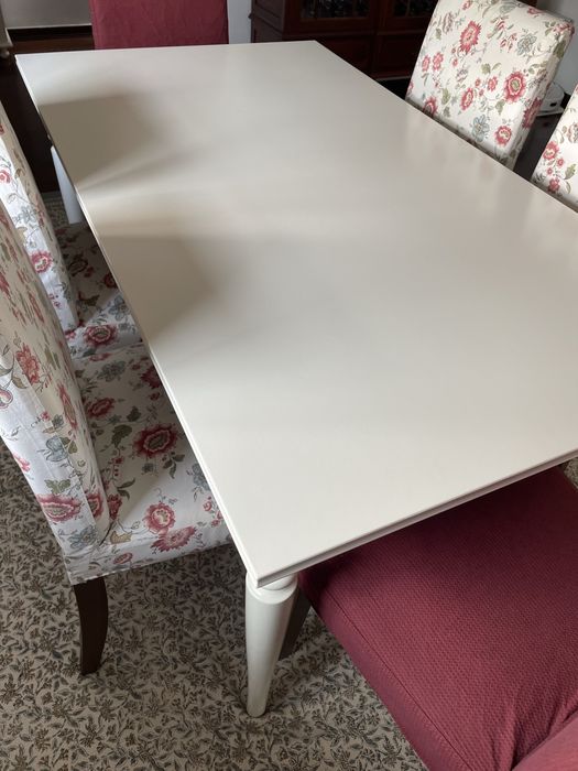 Mesa extensível branco IKEA