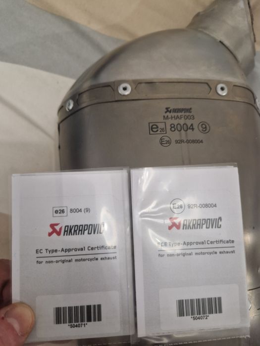 Escape Akrapovic Titanium Yamaha MT07 Tracer 07 XSR 700 R7