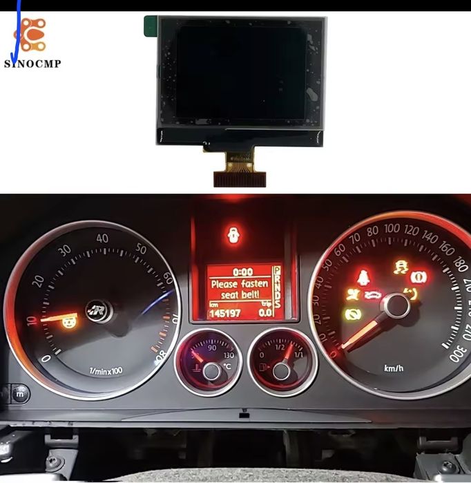 Display tela lcd painel de instrumentos VW GOLF V touran passat jetta