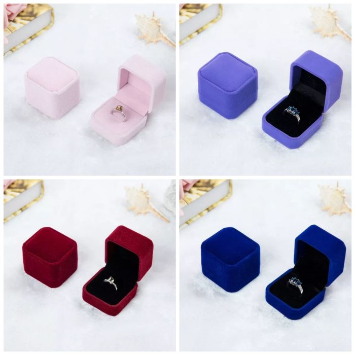 Бархатная коробочка для кольца НОВАЯ
