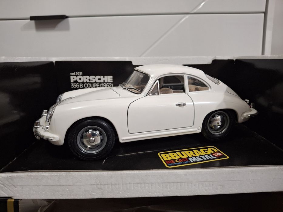 Samochód Kolekcjonerski Porsche 356B Coupe 1961 Bburago 1:18