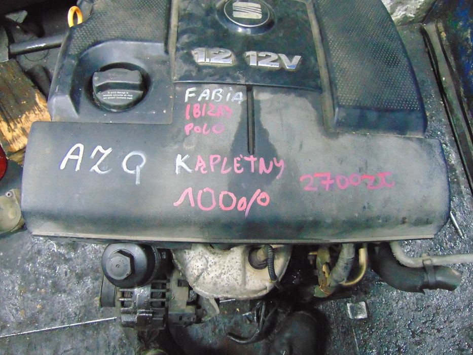 Silnik Skoda fabia seat ibiza 1,2 12 v kompletny