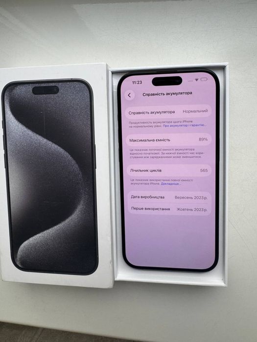 Iphone 15 Pro 128 Gb 89% Neverlock Ідеал
