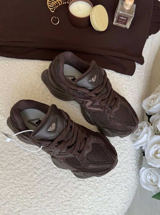 36-45 New Balance 9060 Chocolate КРОСІВКИ