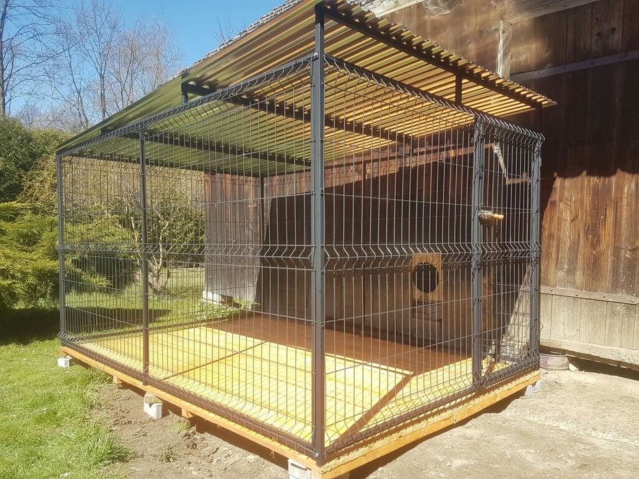 Kojec dla psa , zagroda, boks z panelu 3d