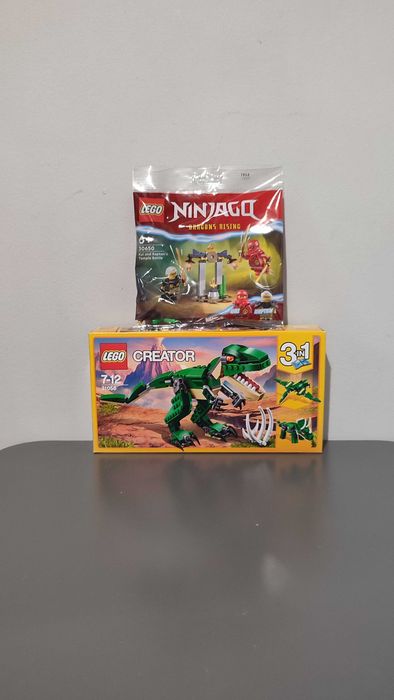 2 zestawy!!LEGO Creator 3w1 31058, Nowe +LEGO Ninjago 30650,Nowe