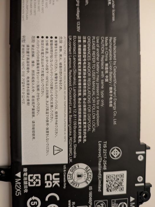 Bateria Lenovo L21C3P71 (oryginalna) – z ThinkPad T14 Gen 3