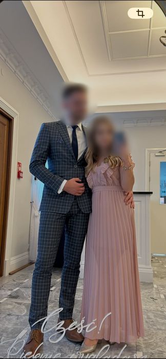 Garnitur w kratę Pako Lorente Slim