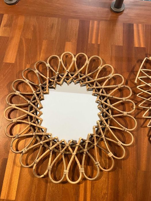 Conjunto de 2 espelhos decorativos