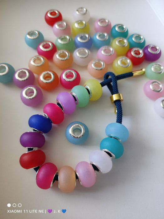 Nowy charms w stylu murano do bransoletki modułowej