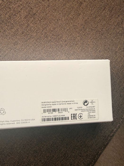 Apple Pencil 2 generation, model A2051