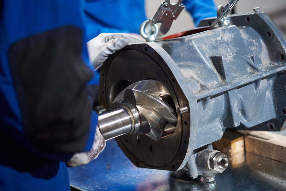 Ремонт гвинтового блоку компресора