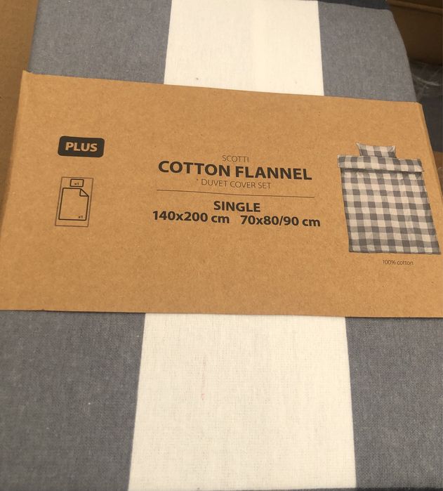 Комплект білизни SCOTTI 2од фланель 1,5, Jysk