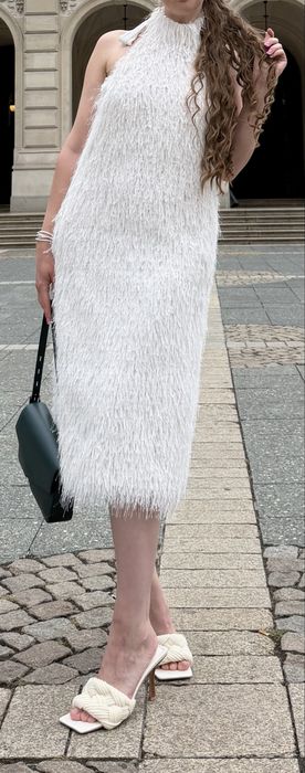 Плаття Zara штучне пірʼя