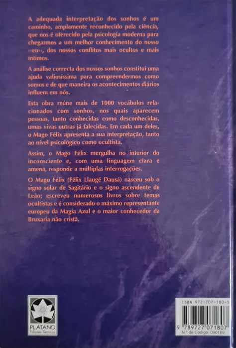 Livro Dicionário dos sonhos Editora Plátano