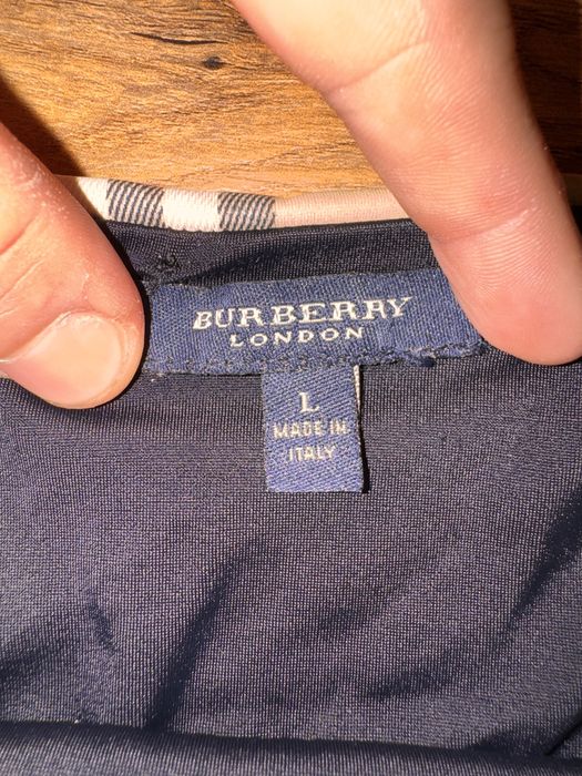 Komin Burberrys ze wzorem w kratę
