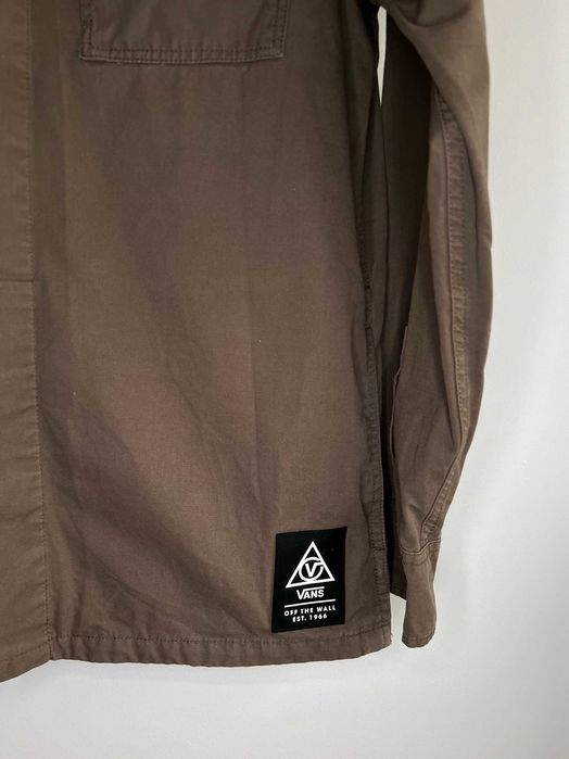 Vans koszula męska gruba khaki shacket bawełna kurtka bluza S