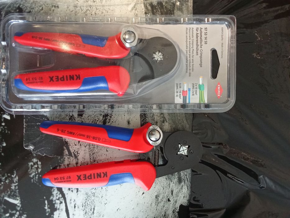 Knipex 97 53 14 zaciskarka 97 53 04 do tulejek nowa oryginał