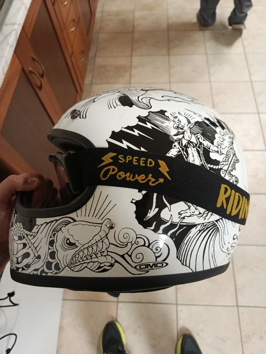 Capacete DMD L/ XL mota