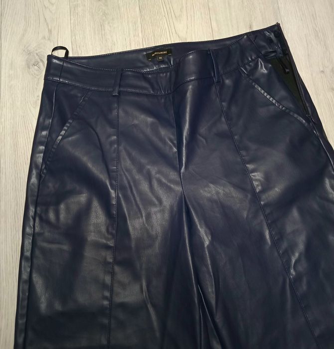 Штани кюлоти жіночі з екошкіри