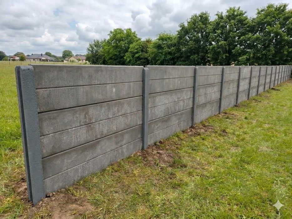 Ogrodzenie betonowe ogrodzenia prefabrykowane przęsła betonowe