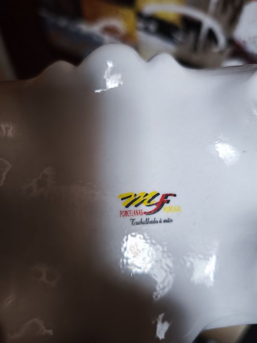 Castiçais em porcelana