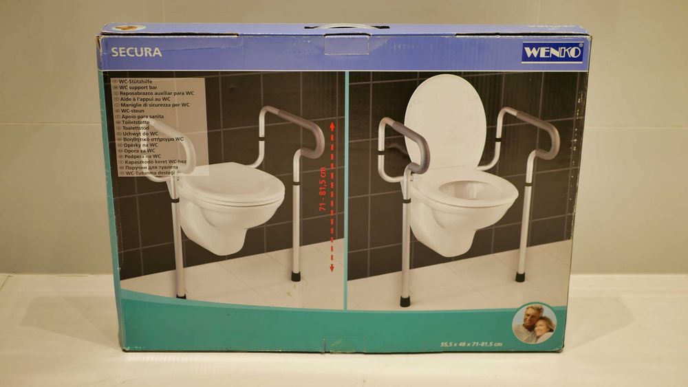 Wenko Secura Rama Asekuracyjna Poręcz Uchwyt WC