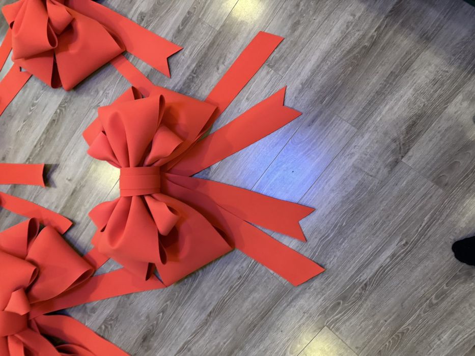 Бант на автомобіль, бантик на машину, бант на двері, подарунковий бант