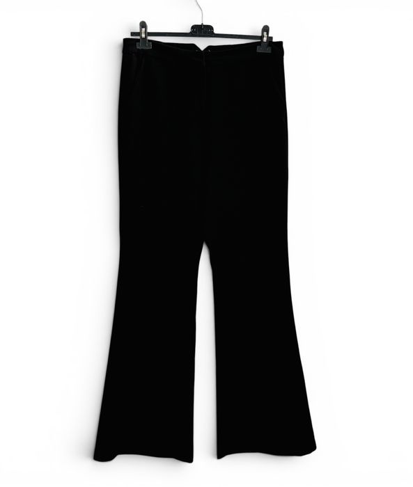 Spodnie Flare Smart Casual Czarne L