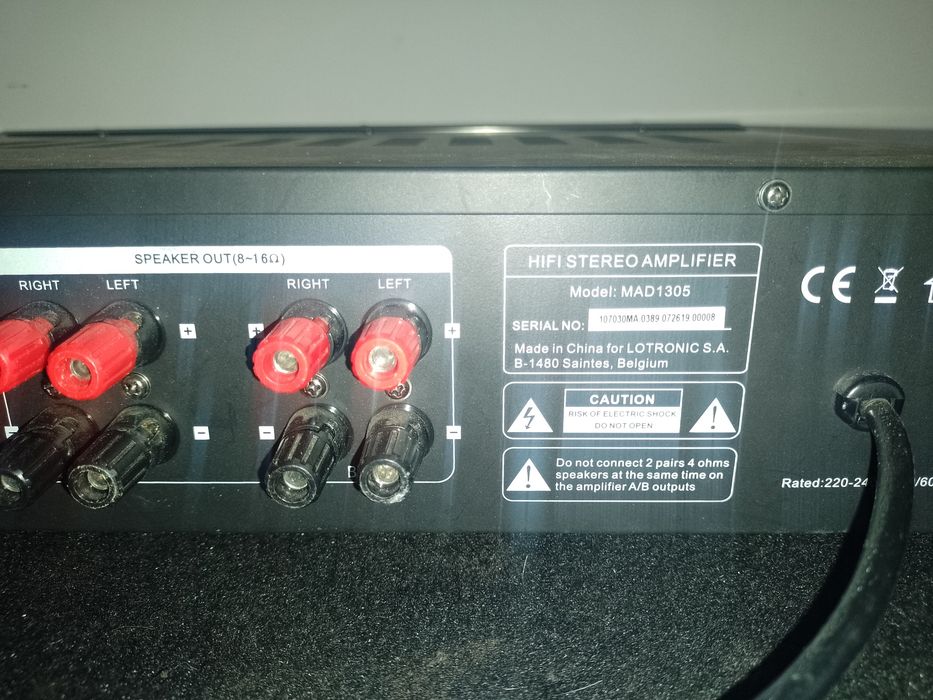 Madison Hi-fi stereo power wzmacniacz MAD1305