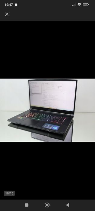 Ноутбук MSI Katana A17 AI 17,3" AMD Ryzen 7 16 ГБ / 1000 ГБ GEFORCE RT